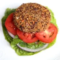 Adzuki bean burger Adzuki bean burger