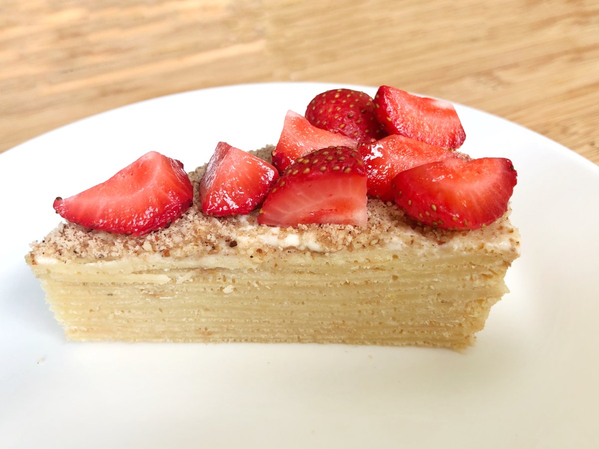 Gluten-Free Coconut Crepe Cake Recipe - Healthy Alyona