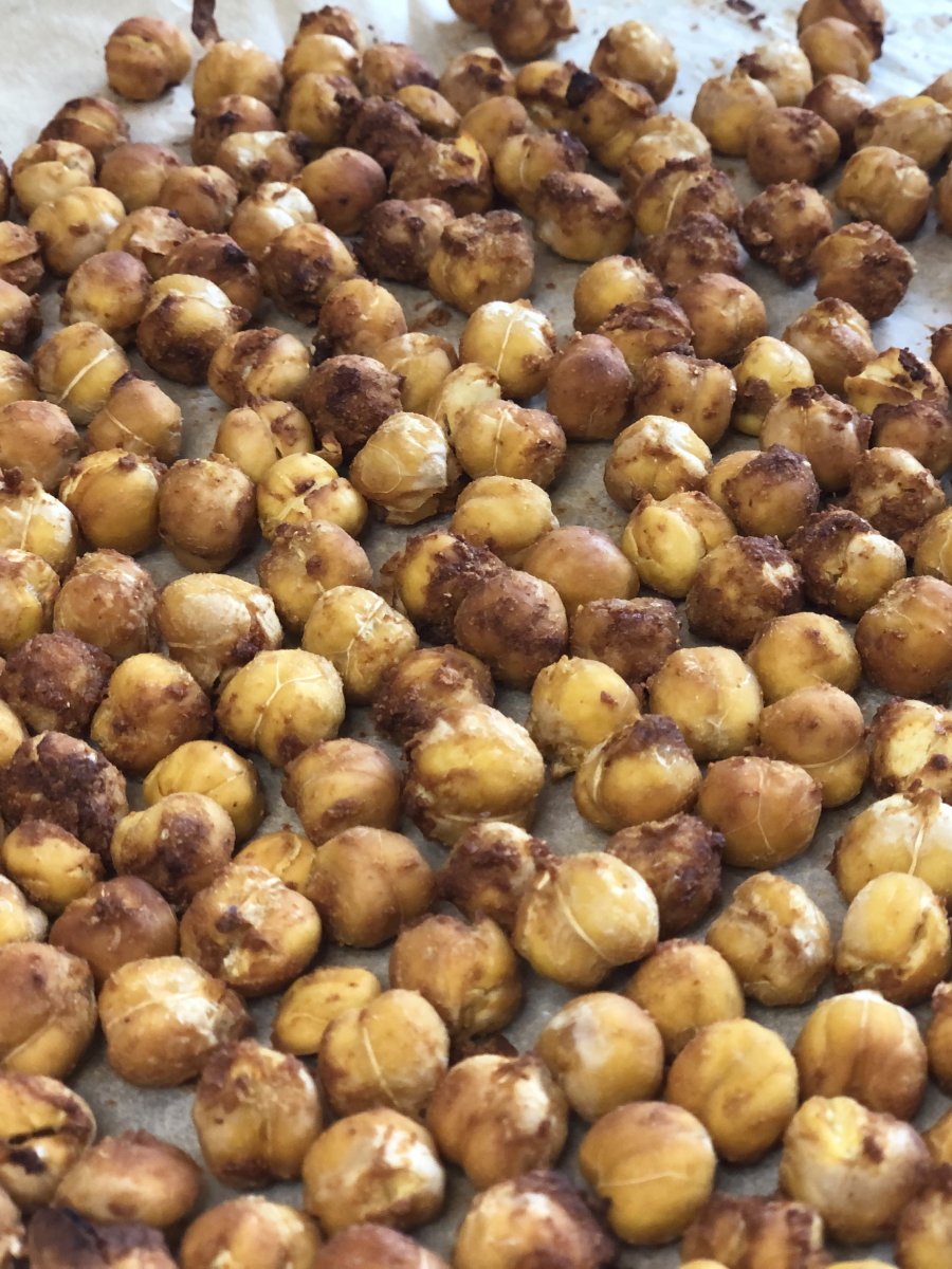 Oil-Free Roasted Chickpeas Recipe - Healthy Alyona