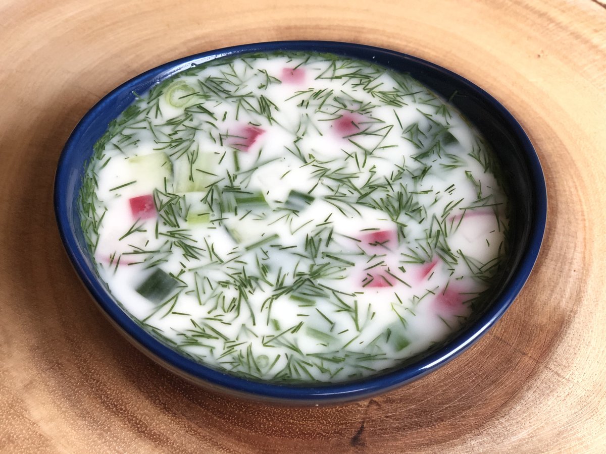 Okroshka - Chilled Russian Soup Recipe - Healthy Alyona