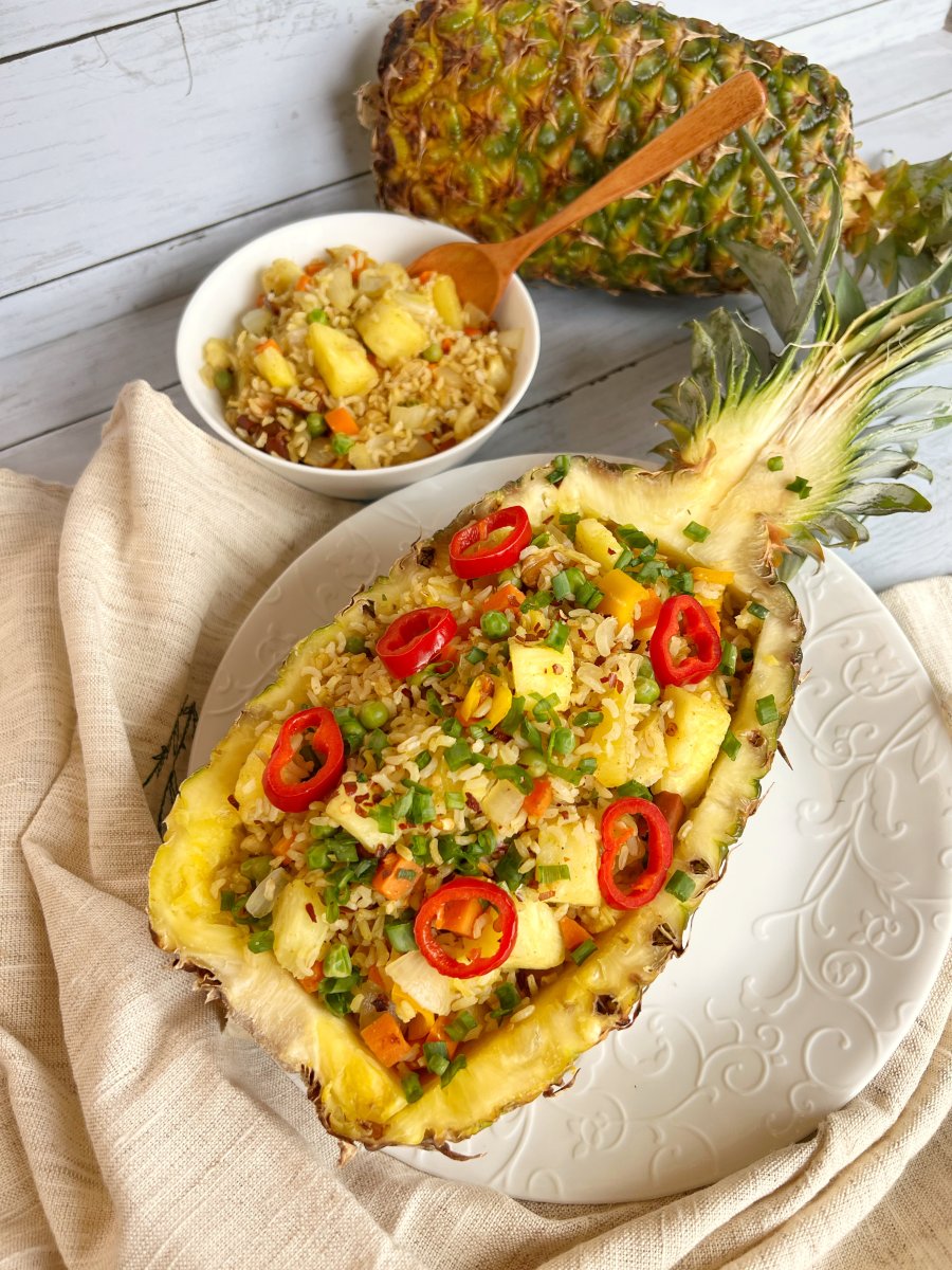 Pineapple Rice Recipe - Healthy Alyona