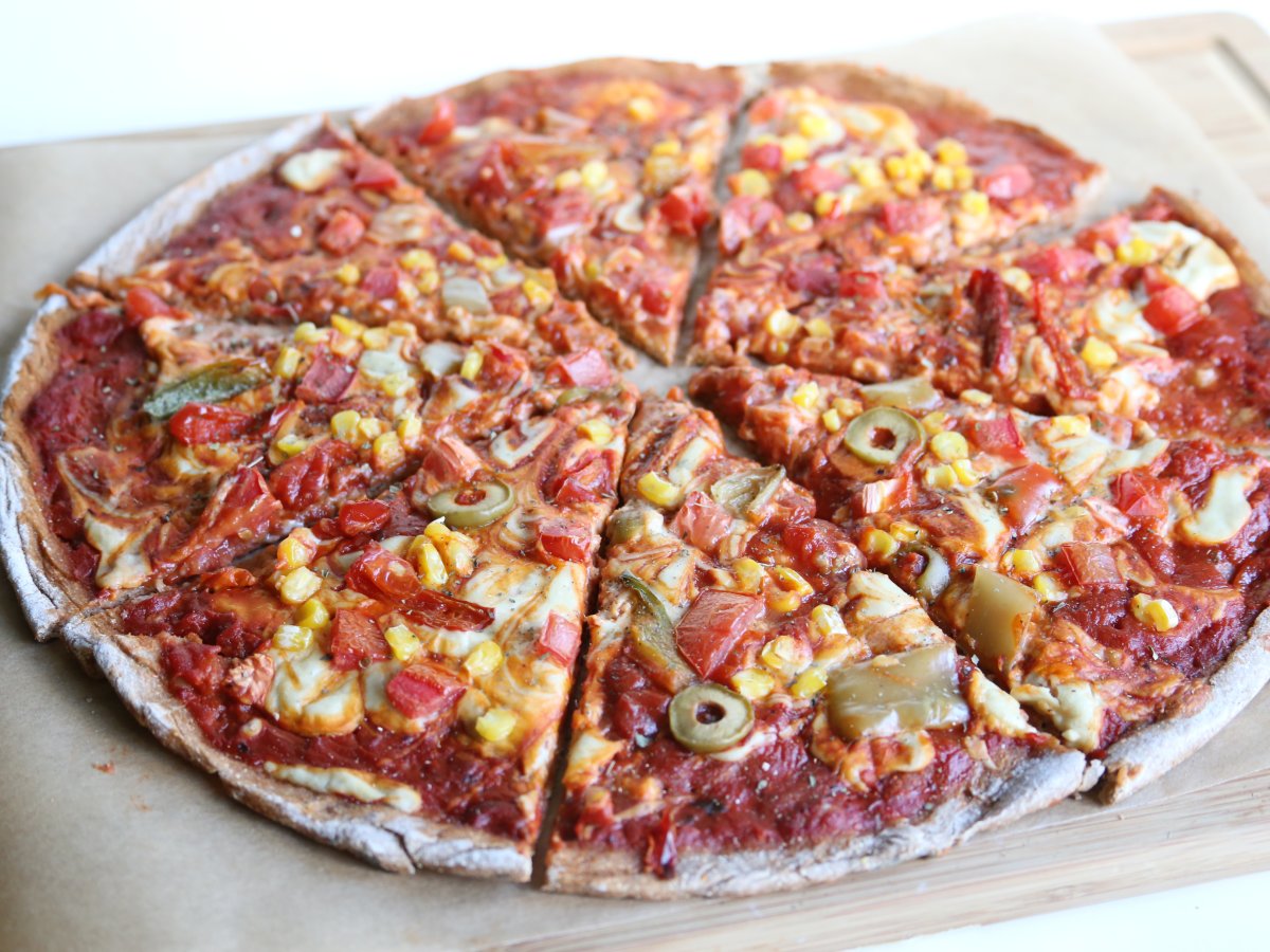 Vegan Sourdough Pizza Recipe - Healthy Alyona