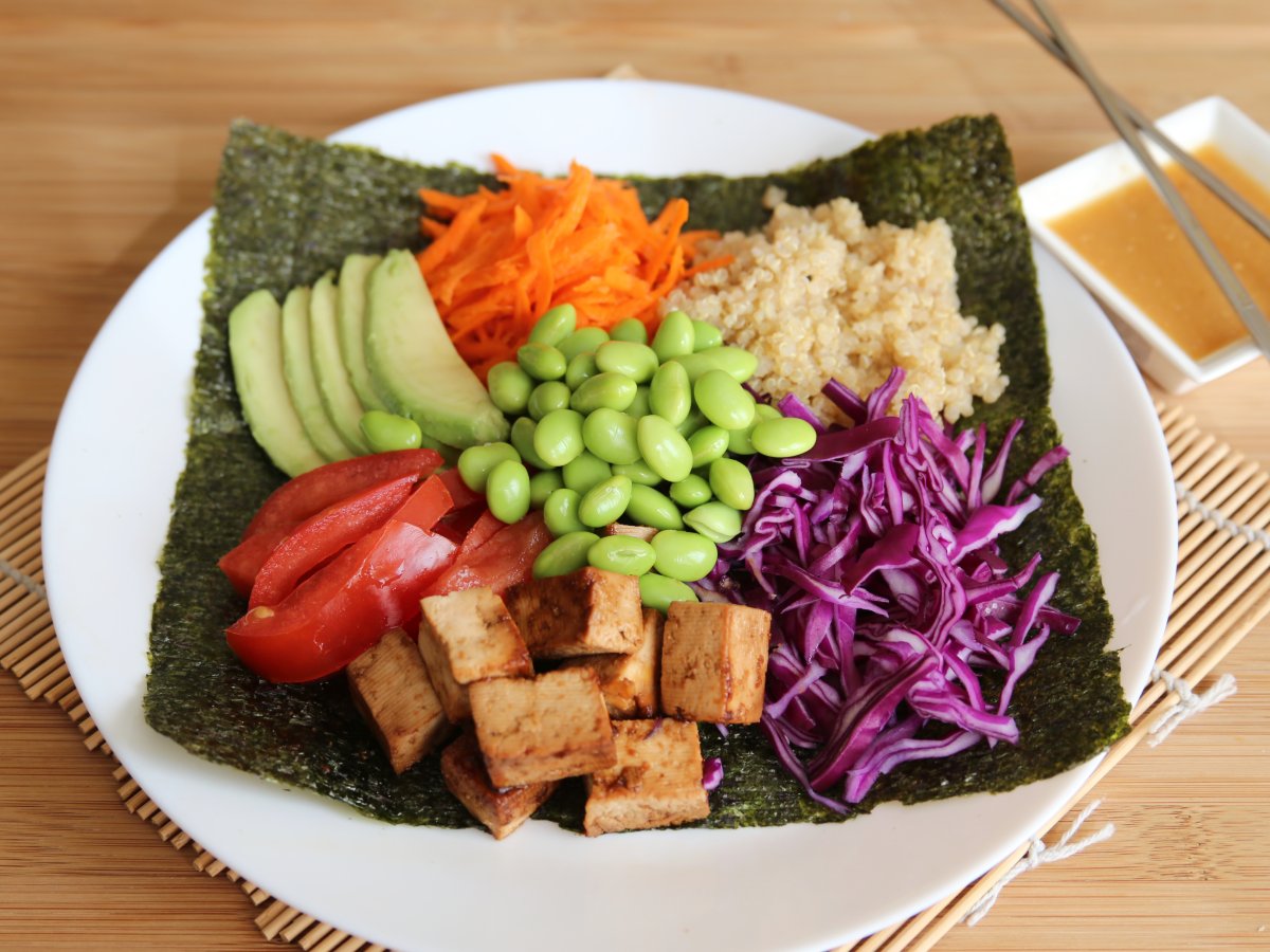 Vegetable Nori Bowl Recipe - Healthy Alyona