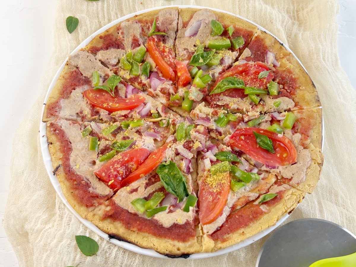 chickpea crust pizza