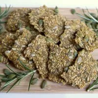 Gluten free seed crackers Gluten free seed crackers