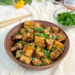 sweet savory baked tofu 1